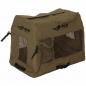 Preview: Transportabler Zwinger Stoffzwinger Quick Set Reise-Kennel Marsh Brown